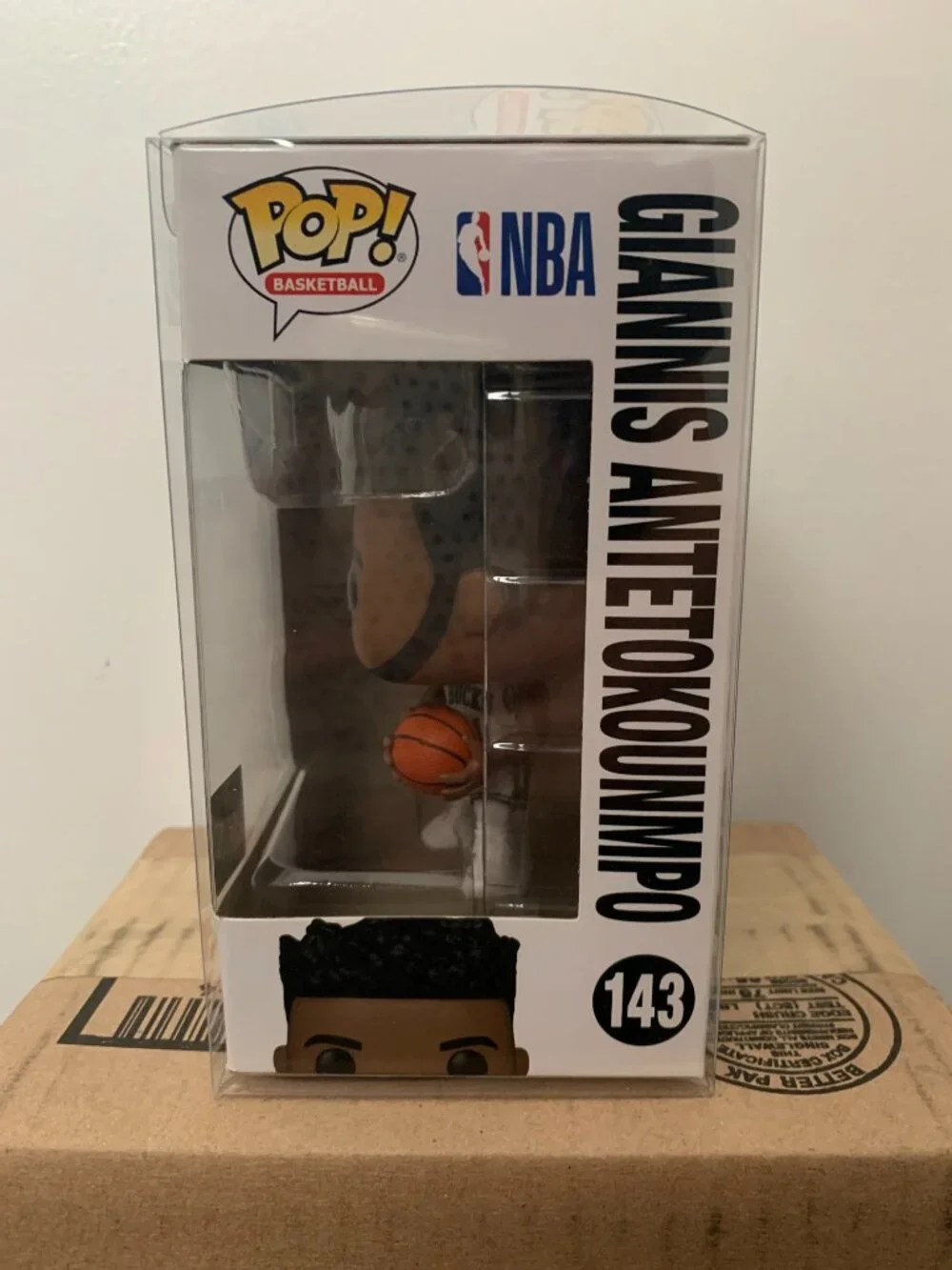 Giannis Antetokounmpo Milwaukee Bucs Funko Pop NWT in case